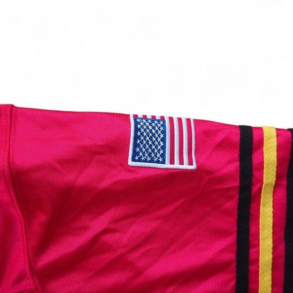 JWM Marine Semper Fi US Military Football Jersey Red / Black Men's XL - Picture 5 of 12